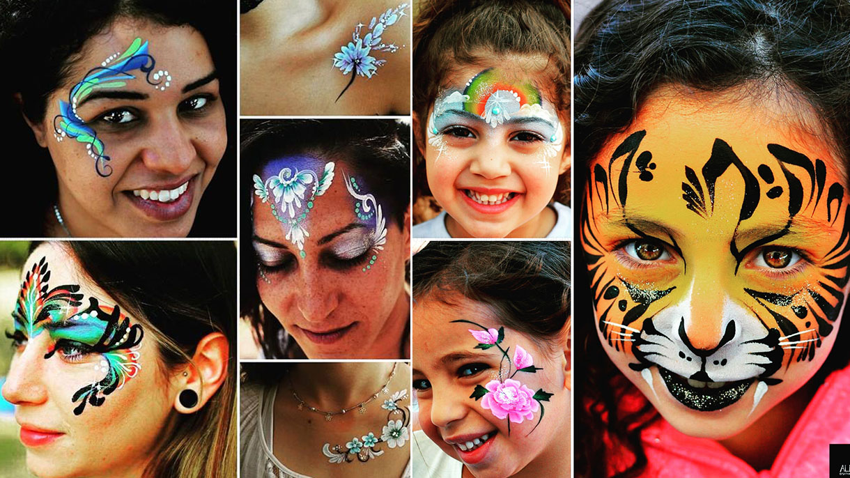 ציורי פנים וגוף לאירועים - 073-7581599