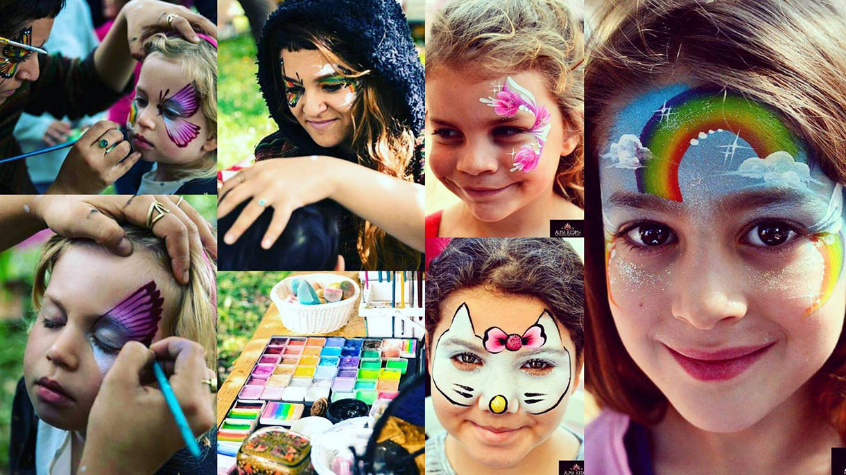 ציורי פנים וגוף לאירועים - 073-7581599