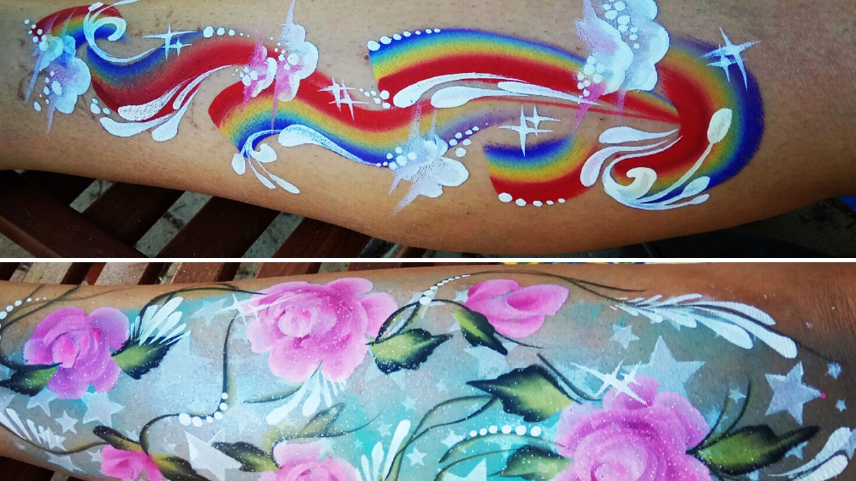 ציורי פנים וגוף לאירועים - 073-7581599