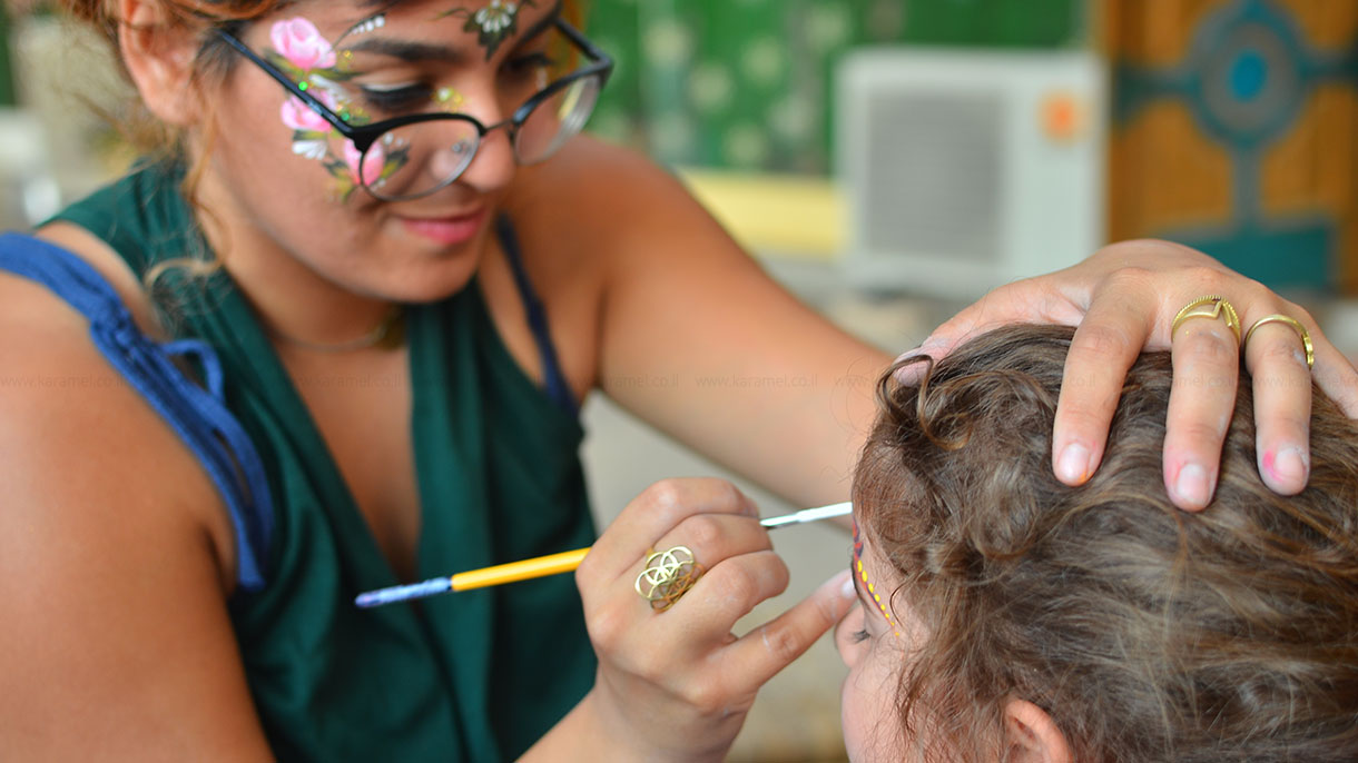 ציורי פנים וגוף לאירועים - 073-7581599