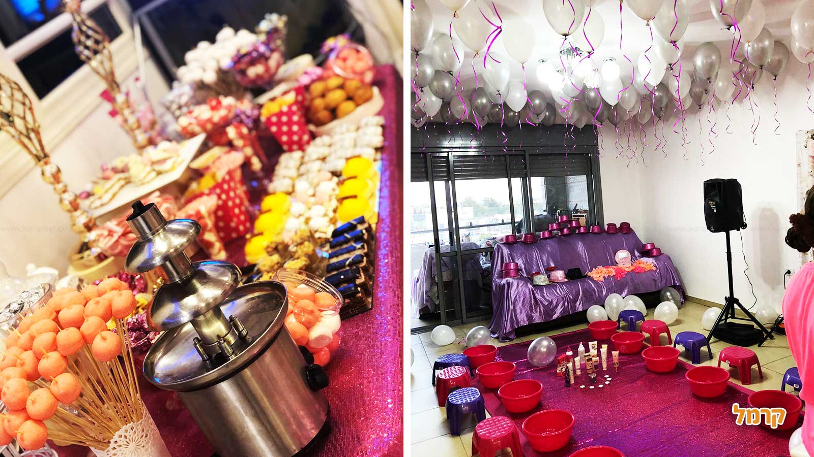 מסיבת ספא פינוקים ועוד - 073-7832854