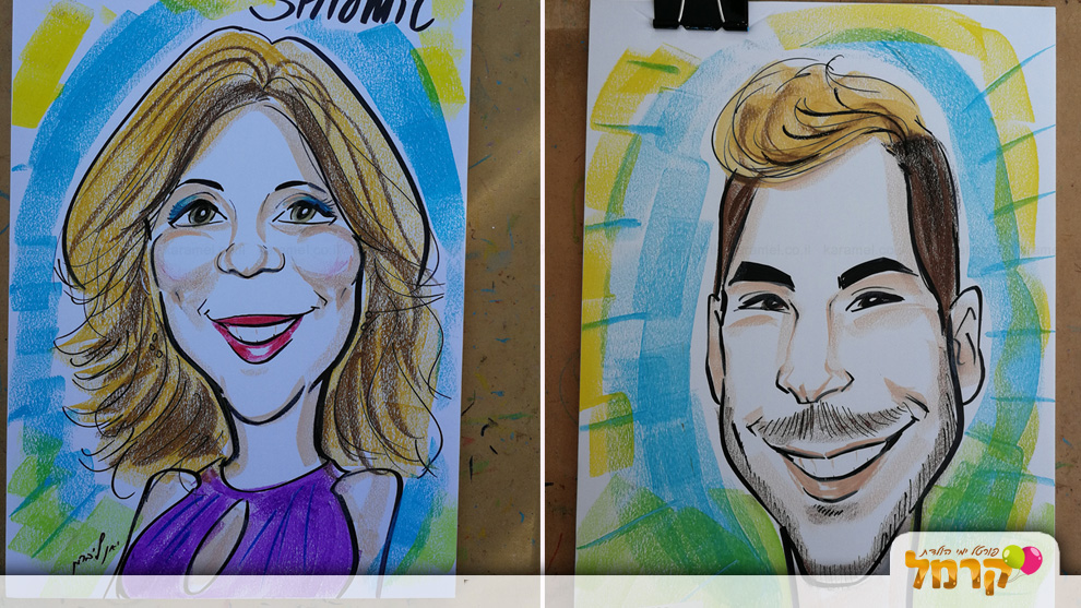 draw me - קריקטורה לאירועים - 073-7756863