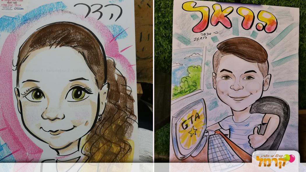 draw me - קריקטורה לאירועים - 073-7756863