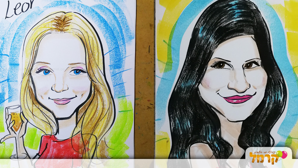 draw me - קריקטורה לאירועים - 073-7756863