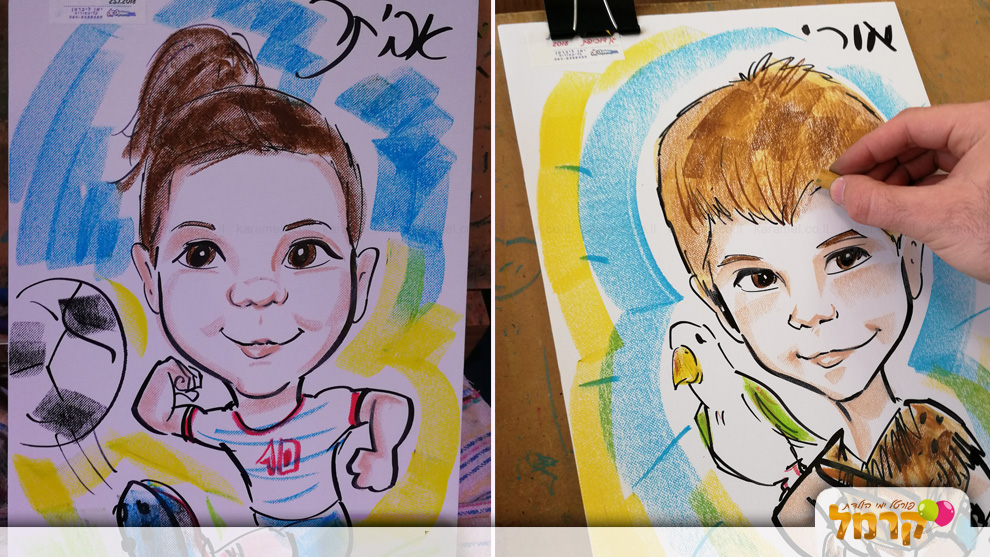 draw me - קריקטורה לאירועים - 073-7756863