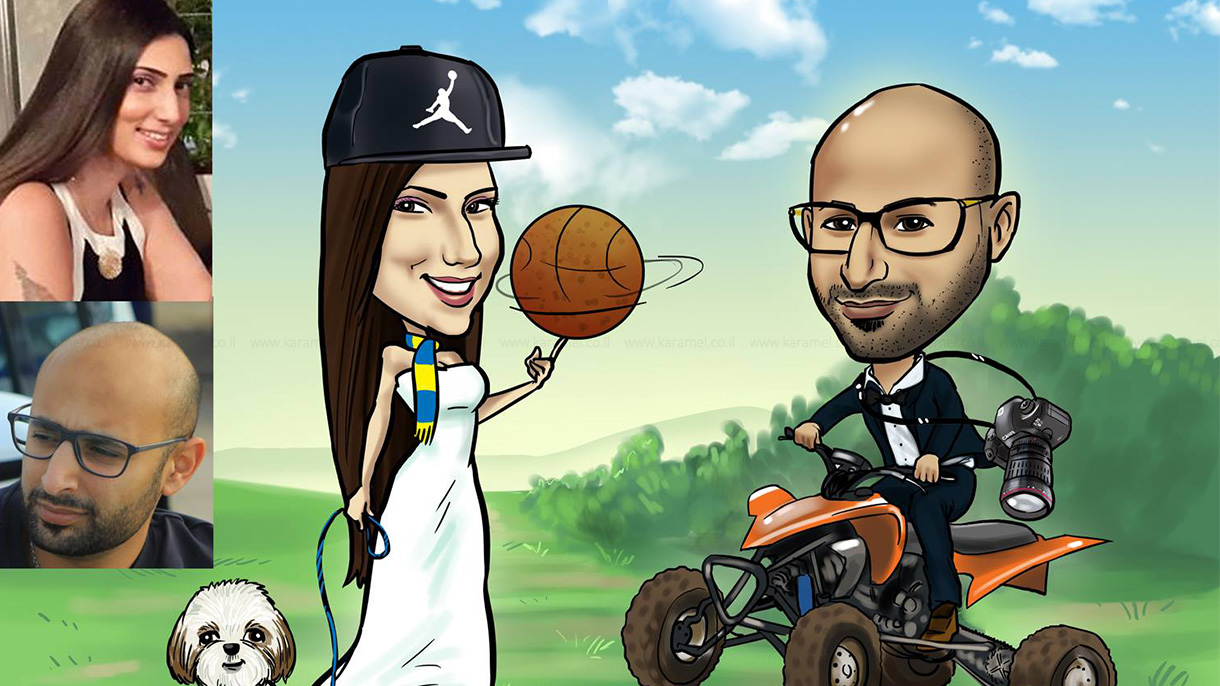 draw me - קריקטורה לאירועים - 073-7756863