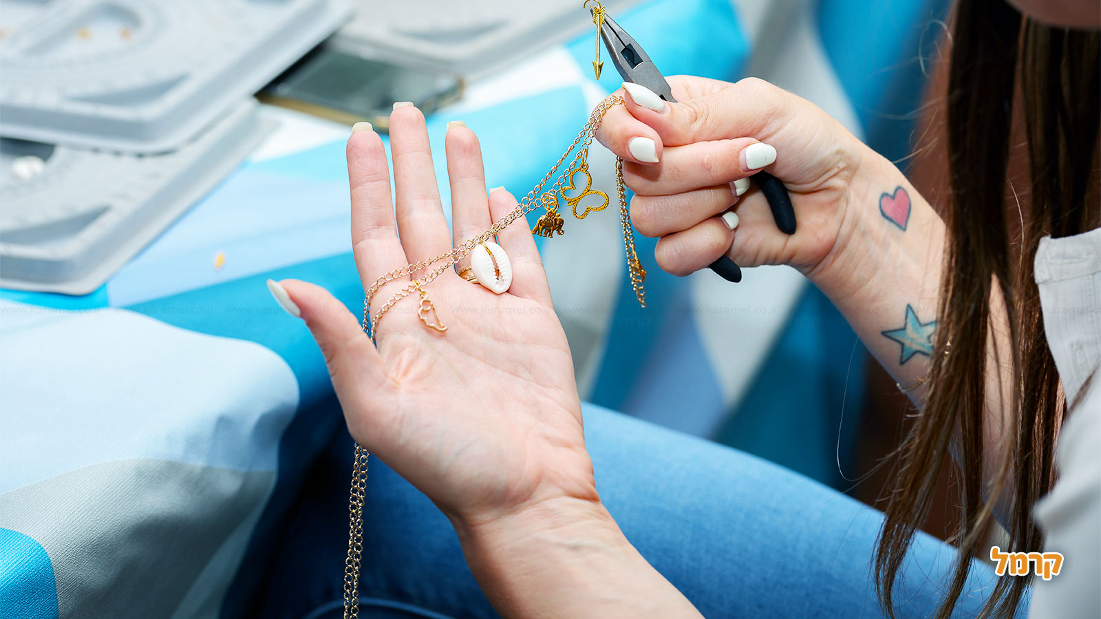 עיצוב תכשיטים עם הדסה - 073-7597081